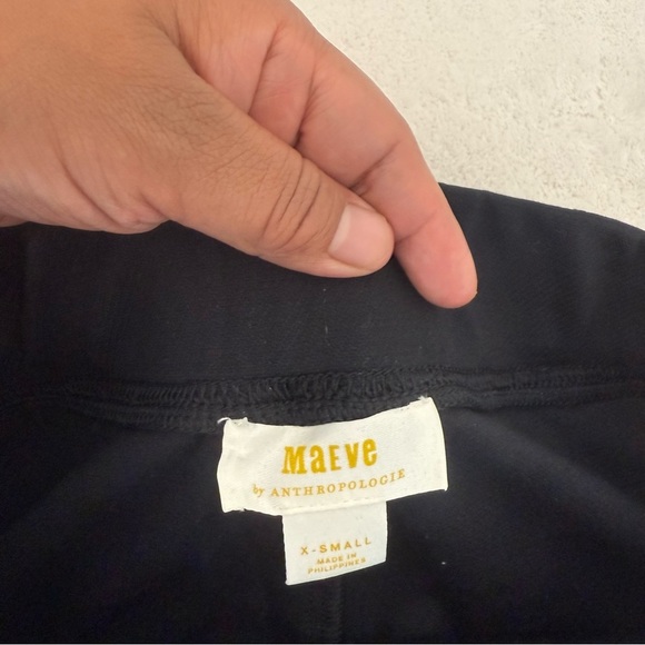 Anthropologie Maeve Knit Flare Pants/ Black size S - Picture 10 of 15